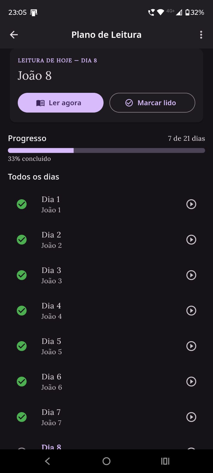 Plano de leitura